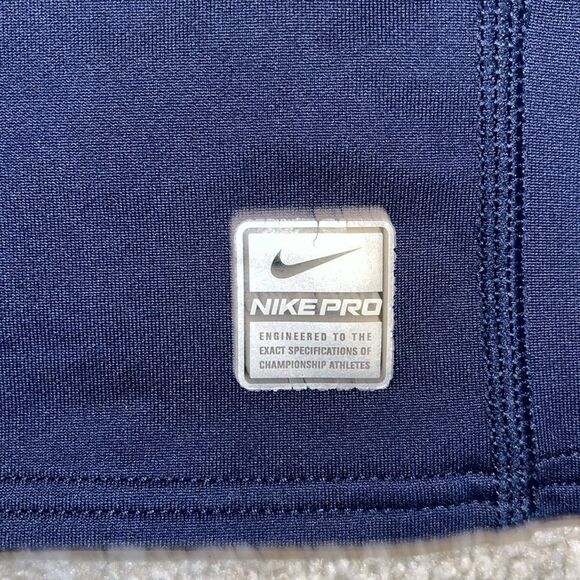 Thick Nike Pro compression LS Mock turtle UNC North Carolina Tar Heels shirt M - Picture 2 of 7